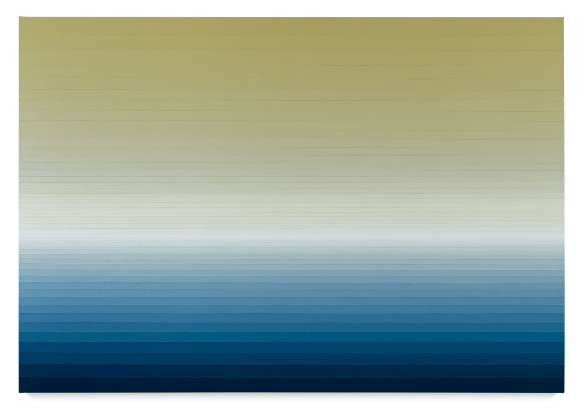 Misty landscape blue yellow 58